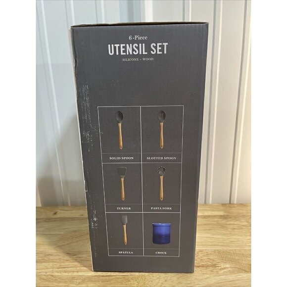 COPY - Martha Stewart Collection 5-Pc. Kitchen Utensil Set with Stoneware Crock… - Picture 2 of 5